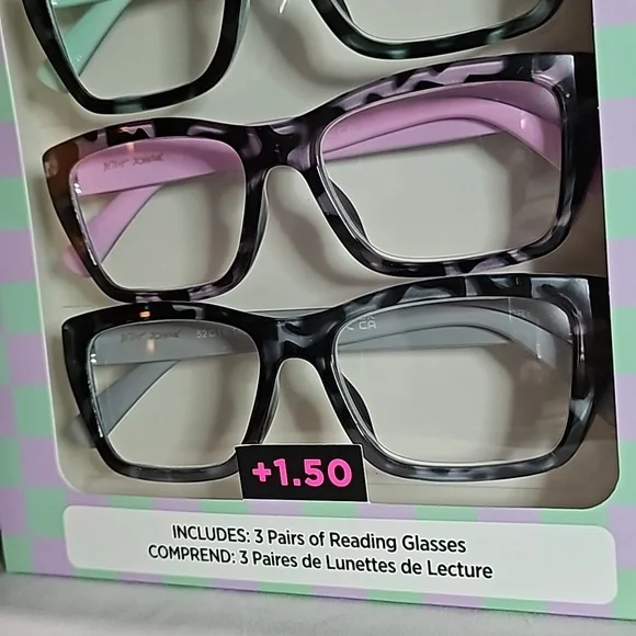 NWT BETSEY JOHNSON READING GLASSES + 150 ๐ - Picture 5 of 11